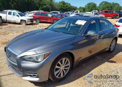 2015 Infiniti Q50 Premium from USA, damaged, VIN JN1BV7AP3FM352914